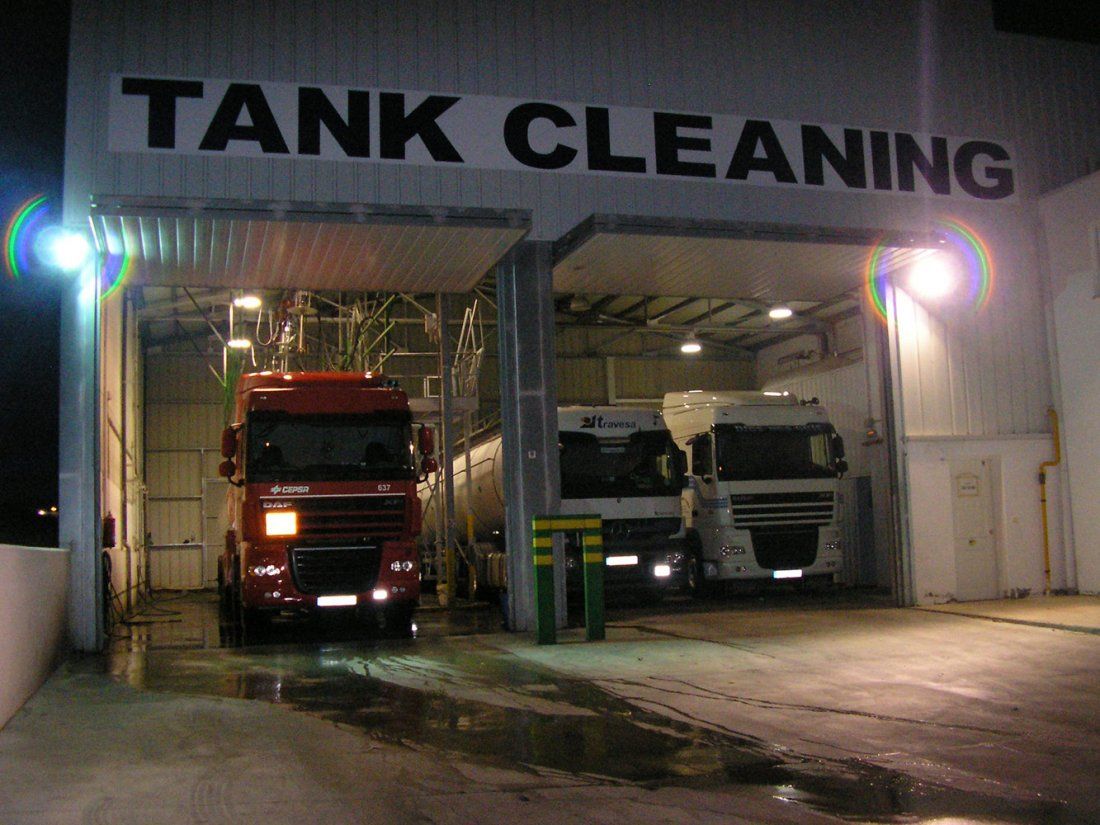 Pistas de lavado de cisternas