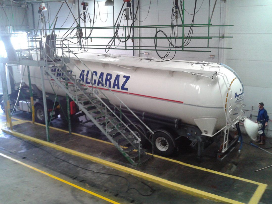 Pistas lavado cisternas